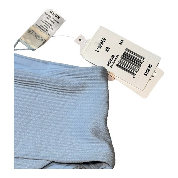 L*Space Eco Chic Repreve® Desi Bikini Bottom in Sky Blue NWT - Picture 4 of 8